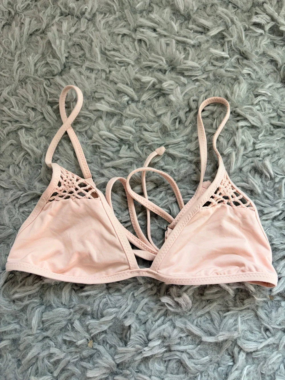Frankie’s Bikini’s light pink top